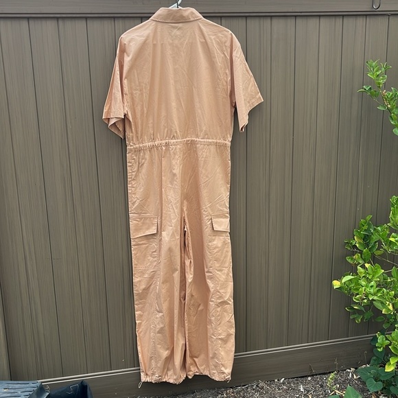 NWT ZARA FULL LENGTH CARGO GABARDINE JUMPSUIT  MEDIUM  in MANGO GORPCORE… - Picture 12 of 16